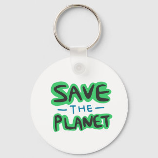 Chapa Save the Planet Type Key Keychain
