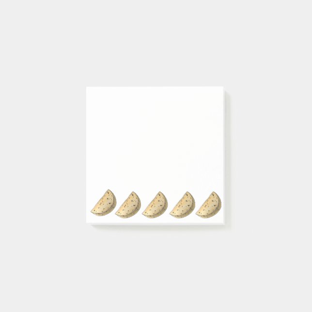 Chapati Roti Indian Food Bread Flatbread Bakery Post-it Notes (Front)