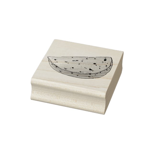 Chapati Roti Indian Food Bread Flatbread Bakery Rubber Stamp (Stamp)