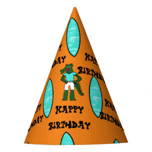 Chapeau d'anniversaire Alligator Surfeur #2