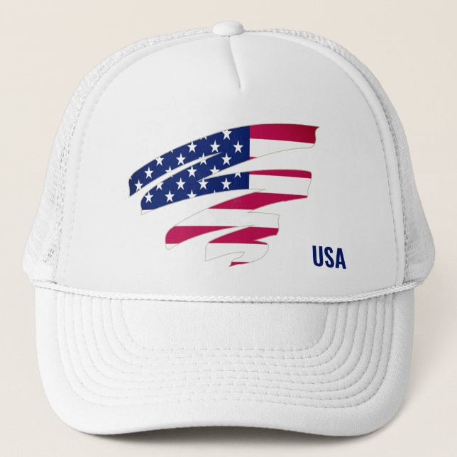 Chapeau de camion américain - Casquette de basebal (Devant)