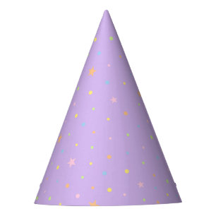 Chapeau de Fête en Confettis Violets