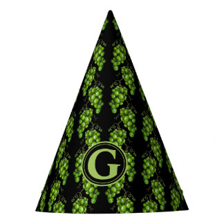 Chapeau de fête en papier Raisins verts