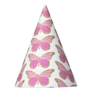 Chapeau de fête Papillon Pailleté