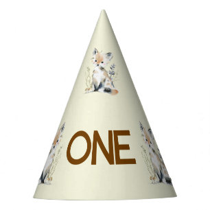Chapeau de fête pour premier anniversaire en thème