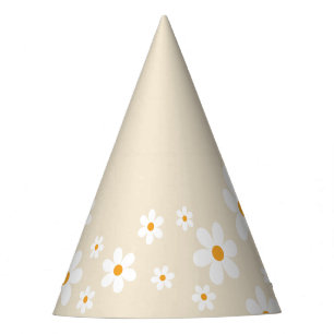 chapeau de fête rétro daisy groovy anniversaire br