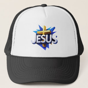 Chapeau de Jésus Christian Trucker - Casquette ins