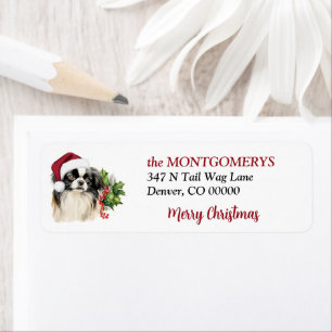 Chapeau de Père Noël Japanese Chin Noël Adresse de