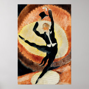 Chapeau haut-de-forme de danseur masculin Art déco