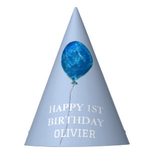 Chapeaux De Fêtes 1ère fête d'anniversaire Blue Boy Kids