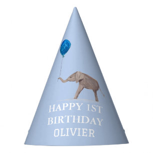 Chapeaux De Fêtes 1ère fête d'anniversaire Blue Boy Kids