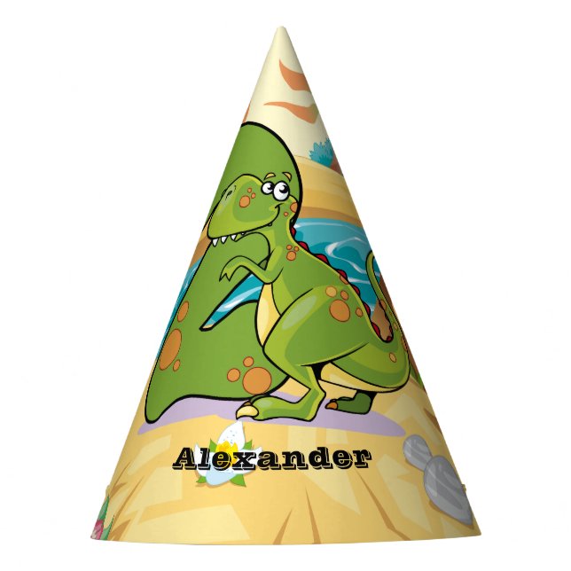 Chapeaux De Fêtes 2ème Dinosaure d'anniversaire (Devant)