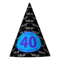 40e anniversaire Noir drôle Vieux Quarante