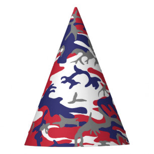 Chapeaux De Fêtes 4 juillet, Jour de l'Indépendance, Gris Camouflage
