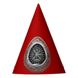 Chapeaux De Fêtes [510] Vegvisir - Viking Silver Magic Runic Compass