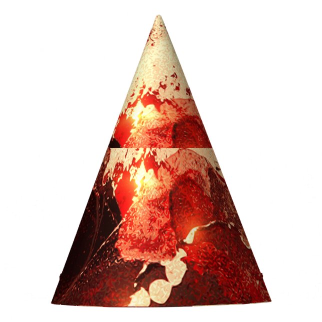 Chapeaux De Fêtes Abstrait arrière - plan en marbre. (Devant)