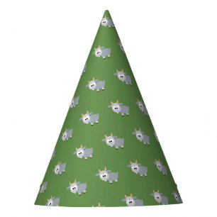 Chapeaux De Fêtes Adorable Petite Chèvre Grise