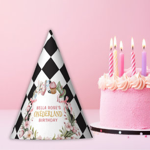 Chapeaux De Fêtes Alice au pays des merveilles Cadre de fleurs 1er a