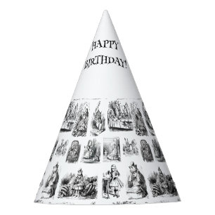 Chapeaux De Fêtes Alice's Adventures in Wonderland motif
