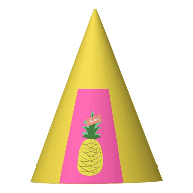 Chapeaux De Fêtes Ananas jaune (Devant)