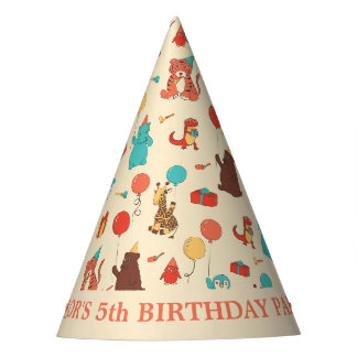 Chapeaux De Fêtes Animaux de fête Anniversaire personnalisé pour enf