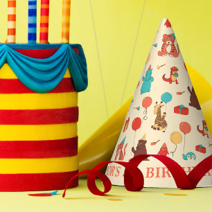 Chapeaux De Fêtes Animaux de fête Anniversaire personnalisé pour enf