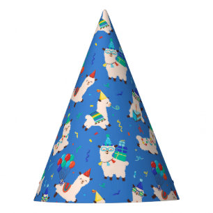 Chapeaux De Fêtes Animaux de fête Lama Anniversaire Fête Garçons Ble