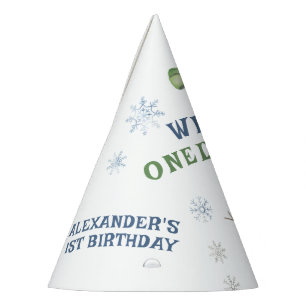 Chapeaux De Fêtes Anniversaire 1 an de Winter Onederland Bonhomme de