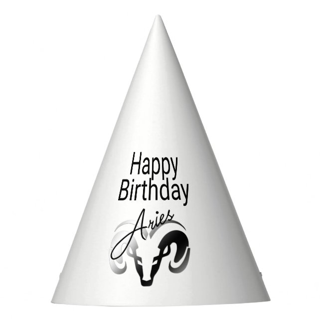 Chapeaux De Fêtes Anniversaire Brise le Ram Zodiac (Devant)