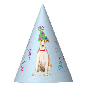 Chapeaux De Fêtes Anniversaire de Borzoi