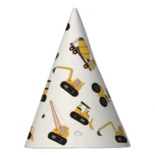 Chapeaux De Fêtes Anniversaire de enfant de camion de vidange de con