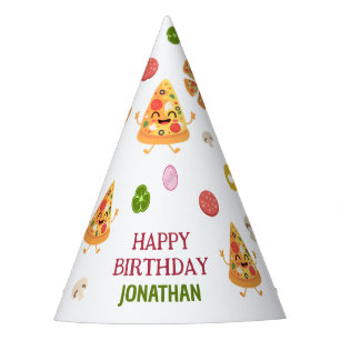 Chapeaux De Fêtes Anniversaire de enfant de la fête de la pizza colo