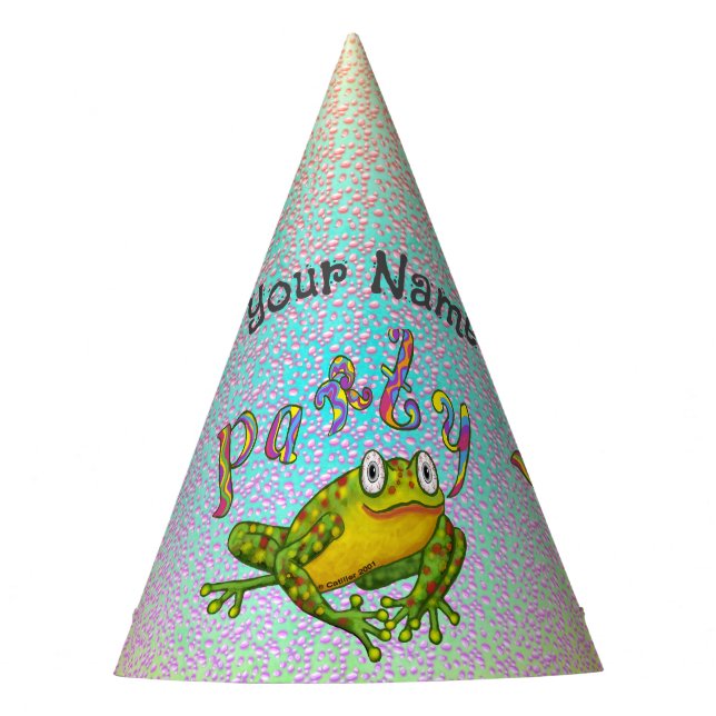 Chapeaux De Fêtes anniversaire de la grenouille