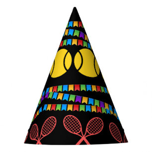 Chapeaux De Fêtes Anniversaire de Tennis, Joueuse de Tennis 