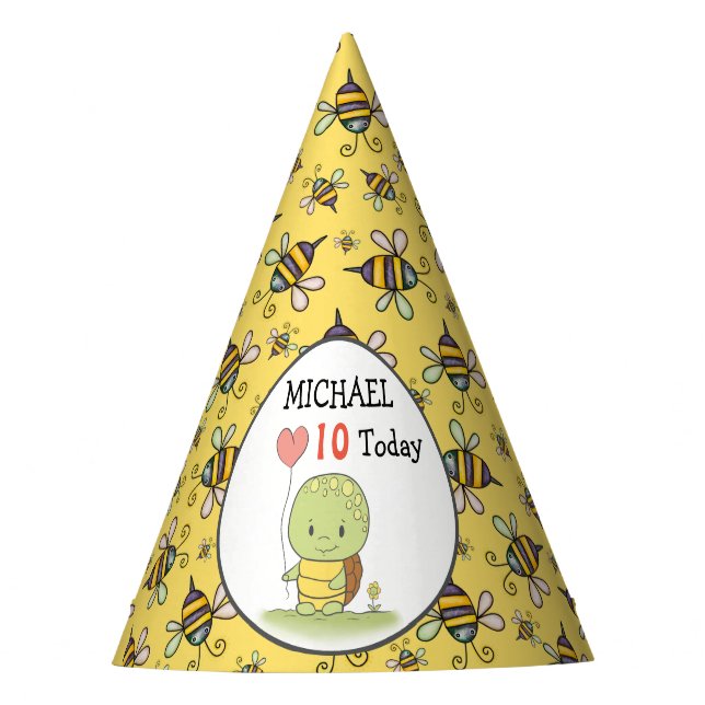 Chapeaux De Fêtes Anniversaire de Tortoise (Devant)