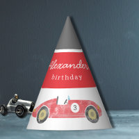 anniversaire de voiture rouge
