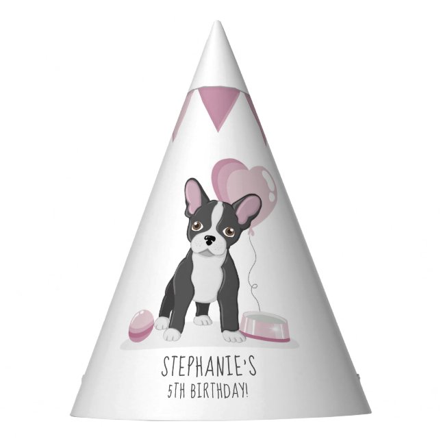 Chapeaux De Fêtes Anniversaire du Bulldog français (Devant)