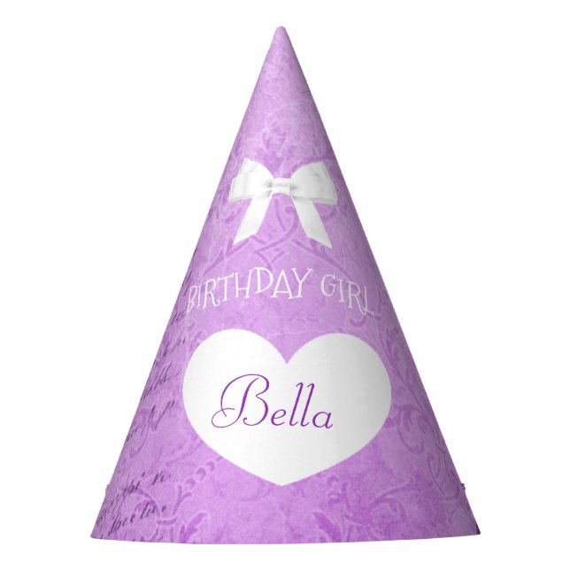 Chapeaux De Fêtes Anniversaire Fête Casquette Anniversaire Fille pou (Devant)
