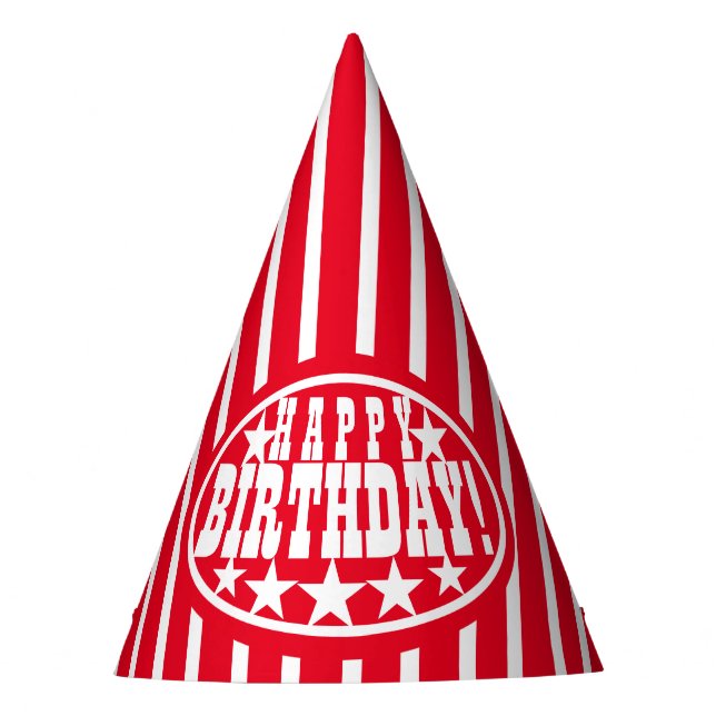 Chapeaux De Fêtes Anniversaire juste de pays (Devant)