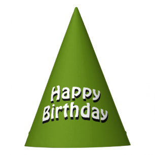 Chapeaux De Fêtes Anniversaire vert clair