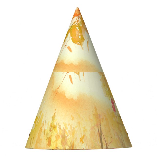 Chapeaux De Fêtes Aquarelle Pays Forêt Paysage Art (Devant)