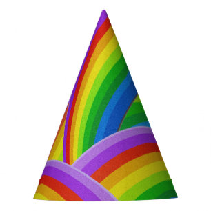 Chapeaux De Fêtes Arc-en-ciel de couleur