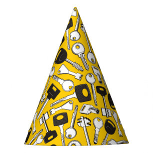 Chapeaux De Fêtes Arrière-plan d'un jeu de clés