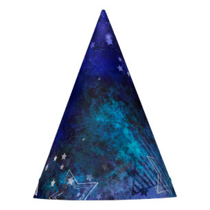 Chapeaux De Fêtes Arrière - plan spatial avec étoiles