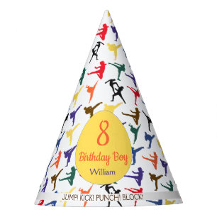 Chapeaux De Fêtes Arts martiaux Japon Karate Boy papier Anniversaire