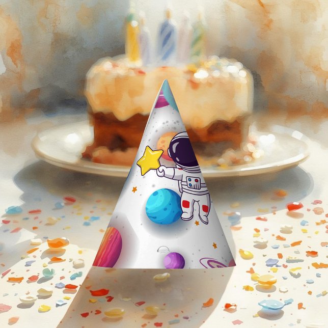 Chapeaux De Fêtes Astronaut & Planets Paper Hat (Créateur téléchargé)