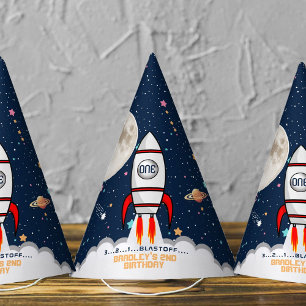 Chapeaux De Fêtes Astronaut Rocket Espace extra-atmosphérique 1er an
