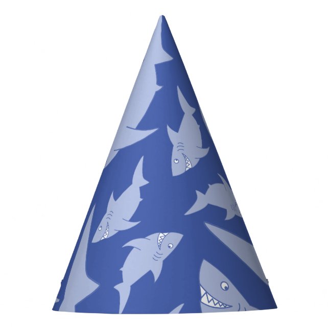 Chapeaux De Fêtes Baby Shark 1er anniversaire Casquettes de fête (Devant)
