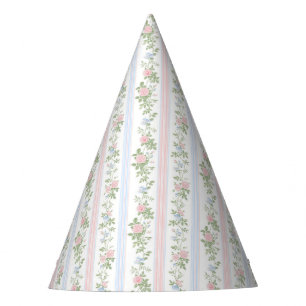 Chapeaux De Fêtes Baby shower floral élégant vintage
