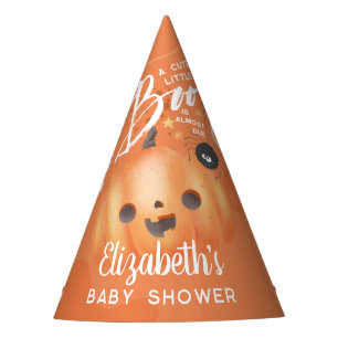 Chapeaux De Fêtes Baby shower Halloween coloré Boo Thème
